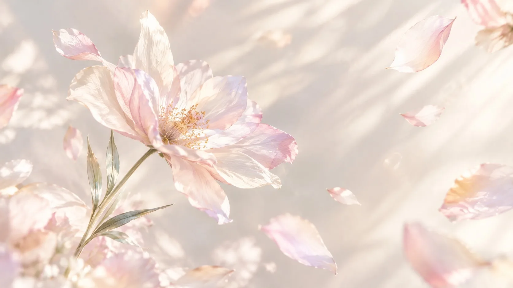 大きく咲いたピンクの花